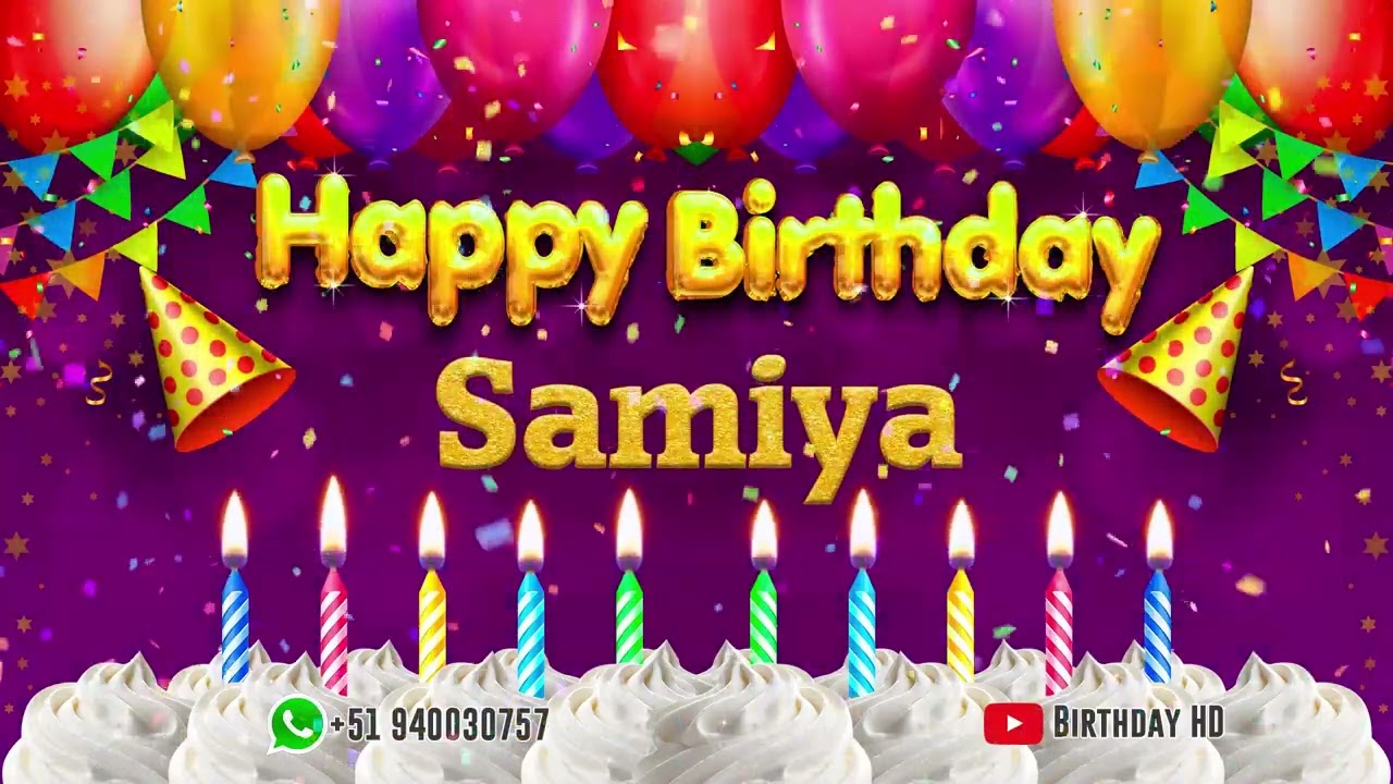 happy birthday samiya