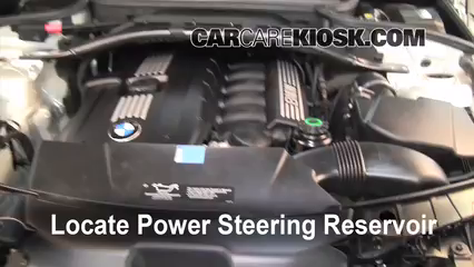 2011 bmw x3 power steering fluid location