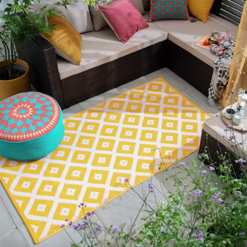 argos outdoor rug