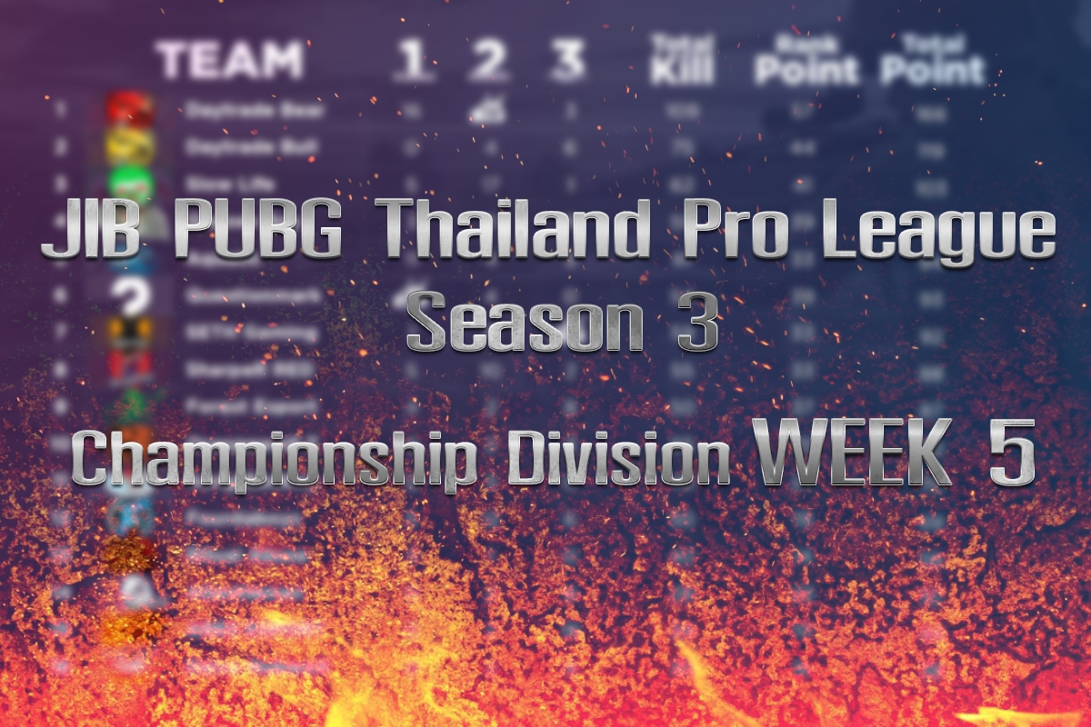 pubg thailand pro league season 3