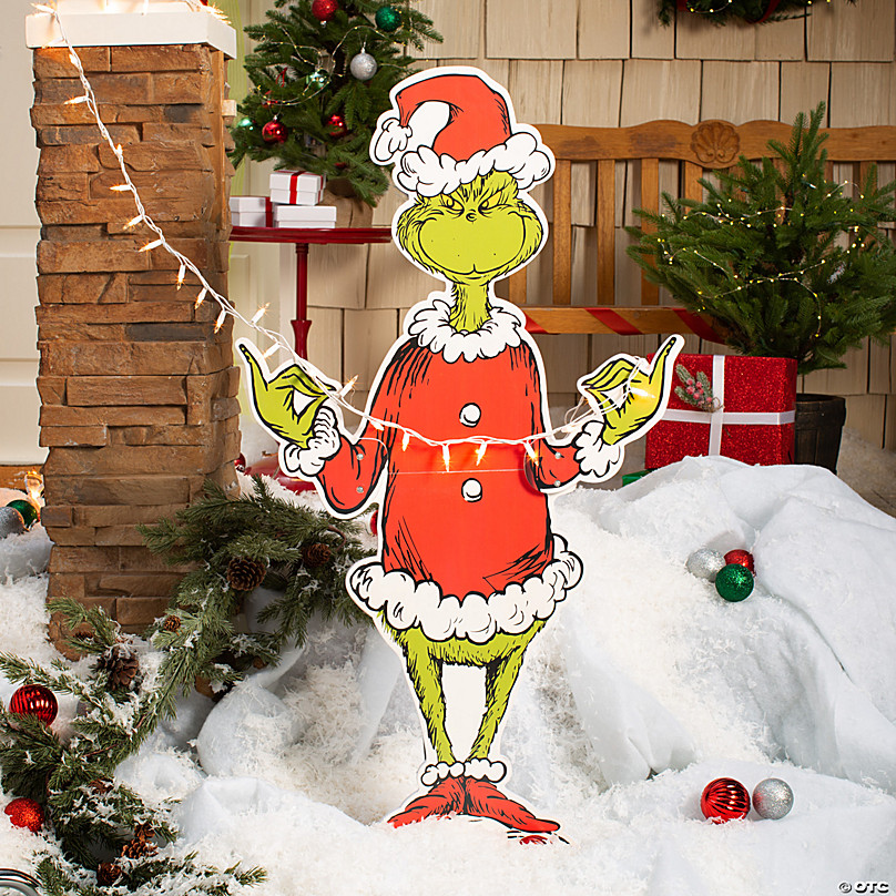 grinch outdoor decor