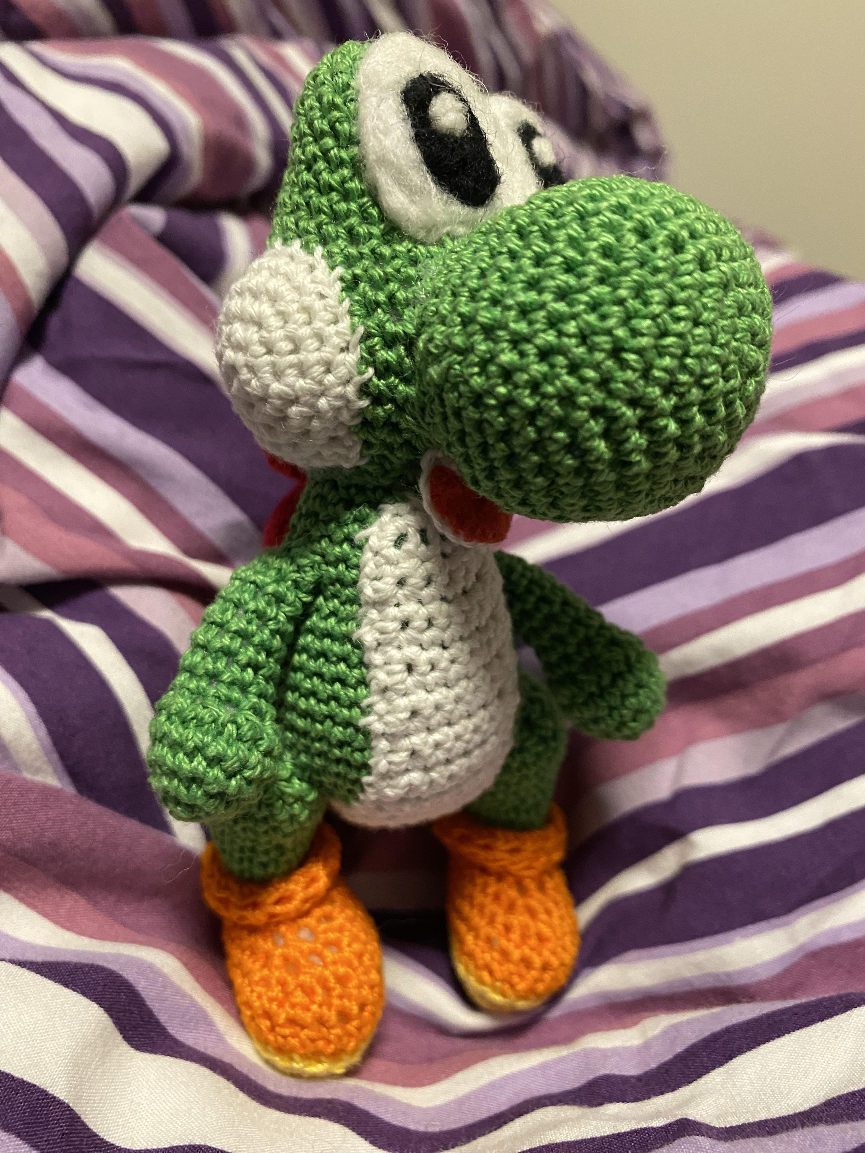 crochet yoshi