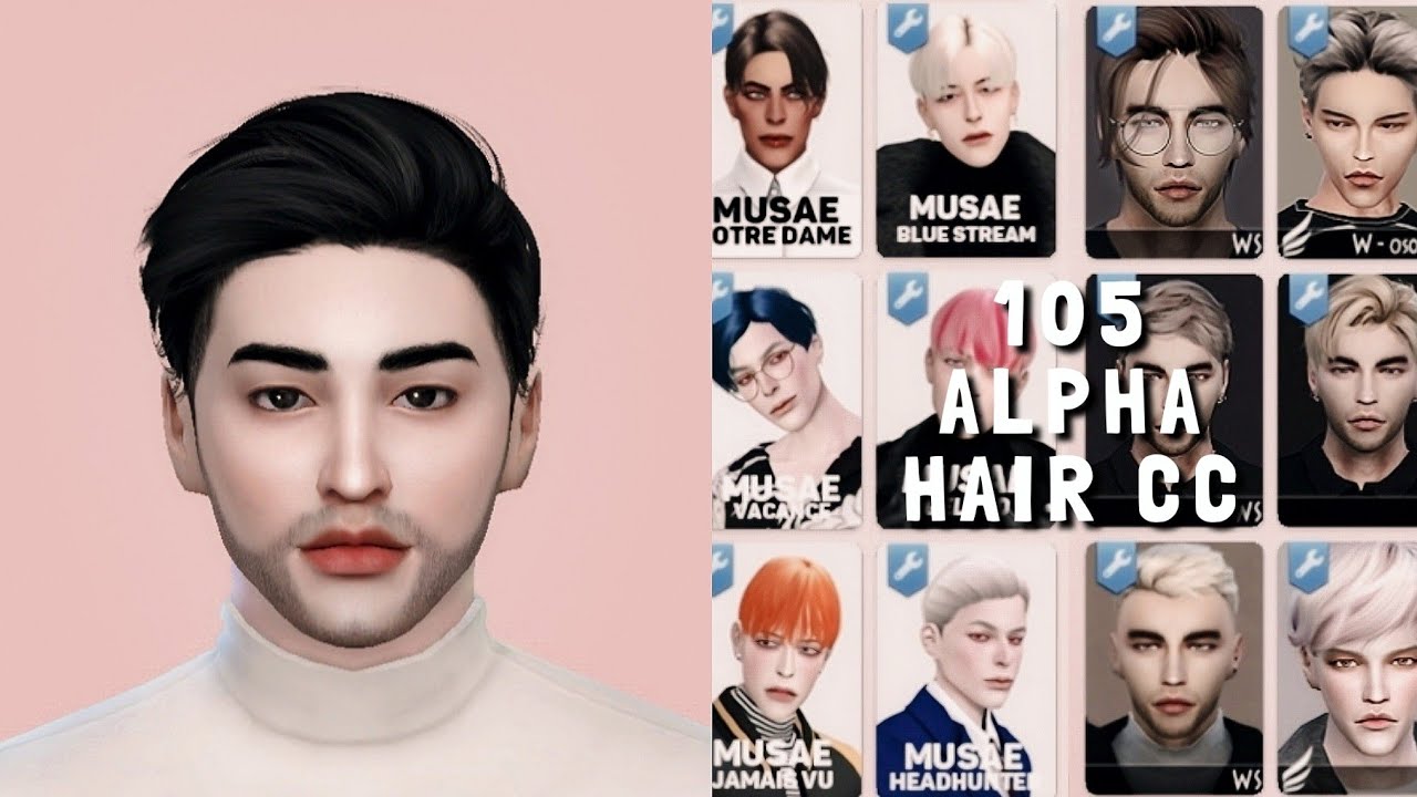 male hair sims 4 cc alpha