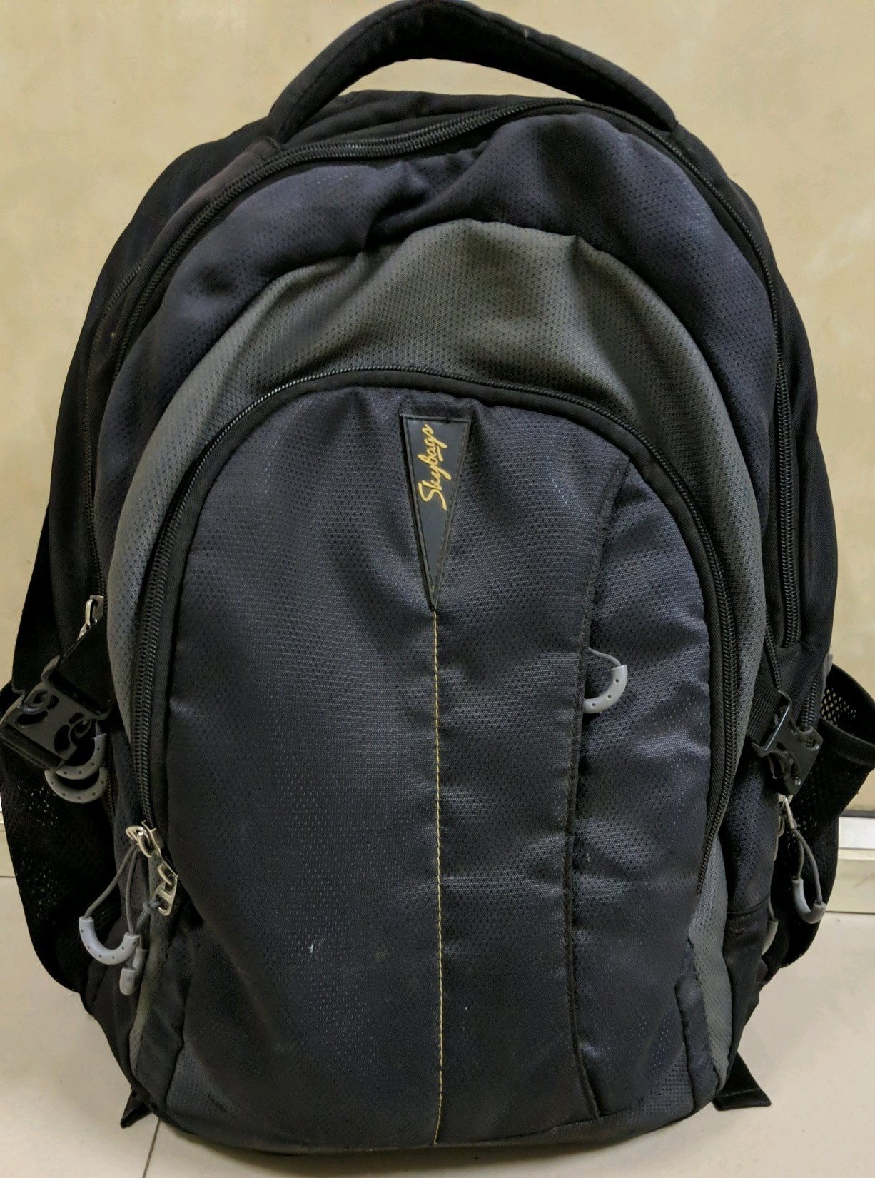 skybags black bag