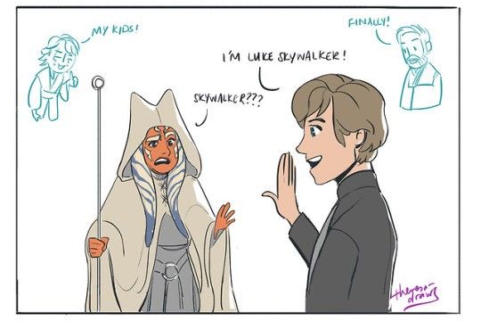 luke did i ever tell you about ahsoka tano