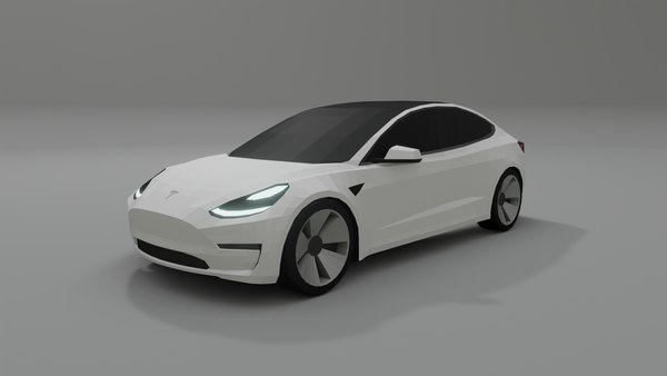 tesla 3d model free