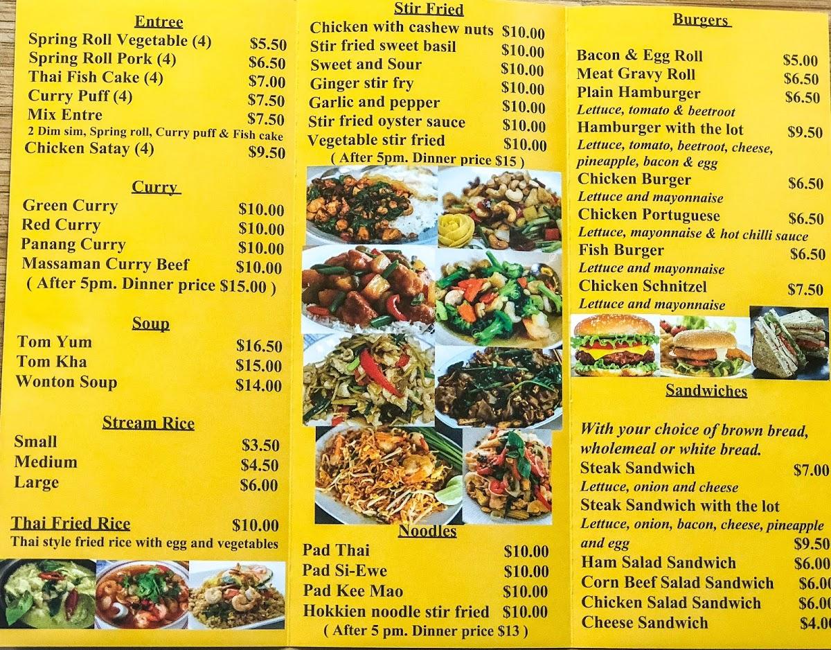 lithgow takeaway menu