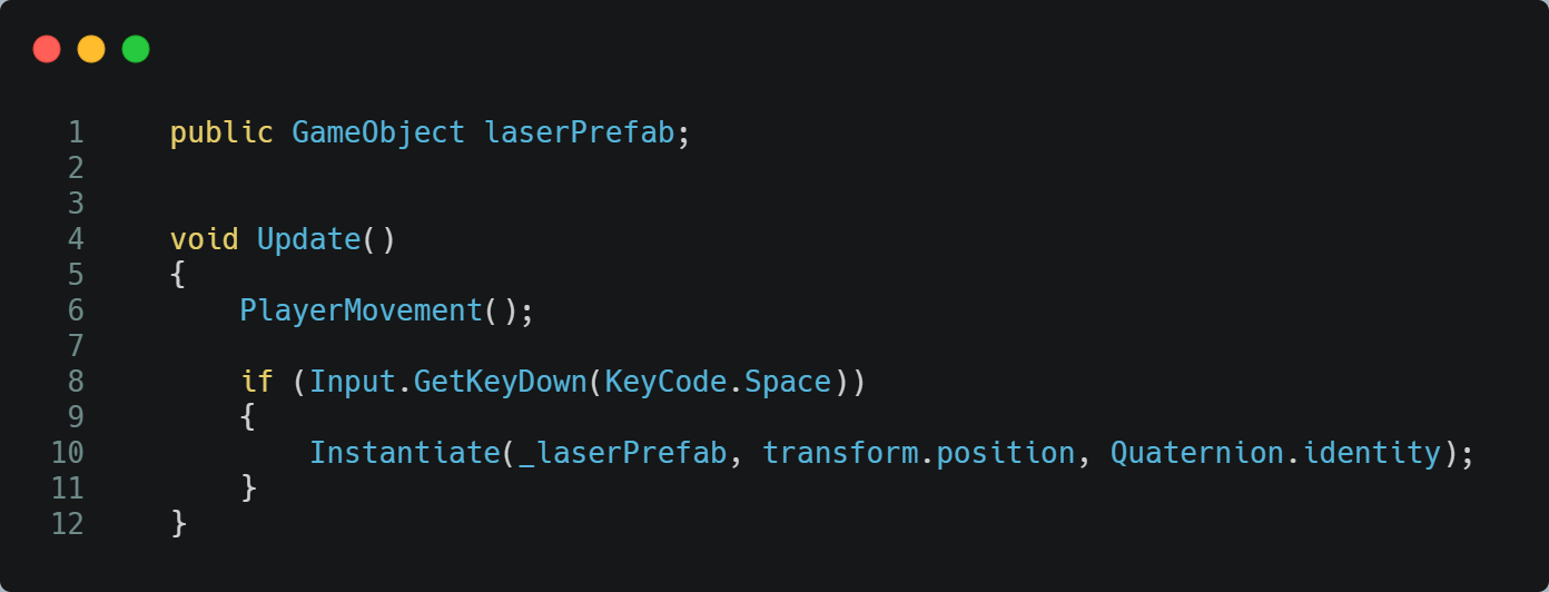 unity 5 instantiate