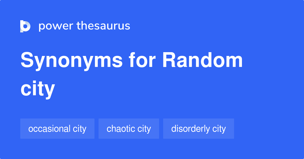 random synonym