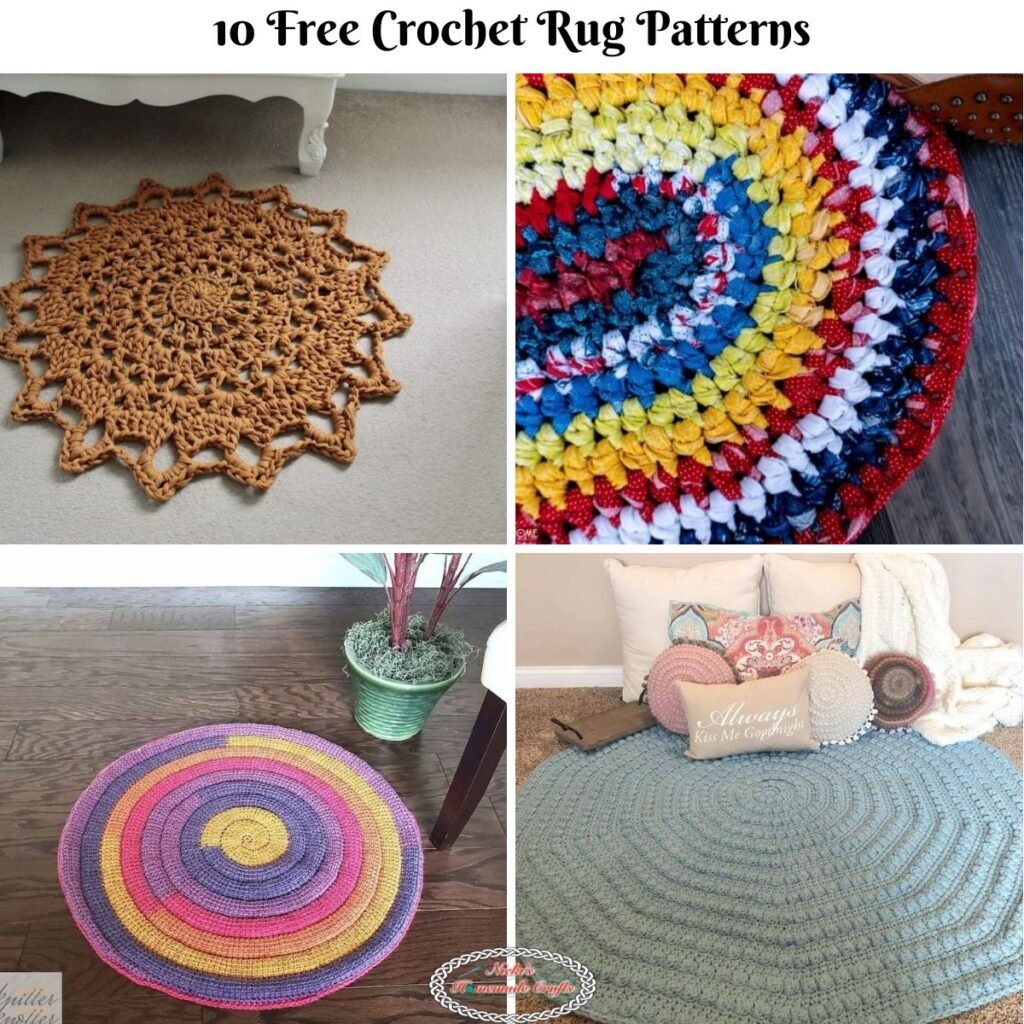 crochet floor mat pattern