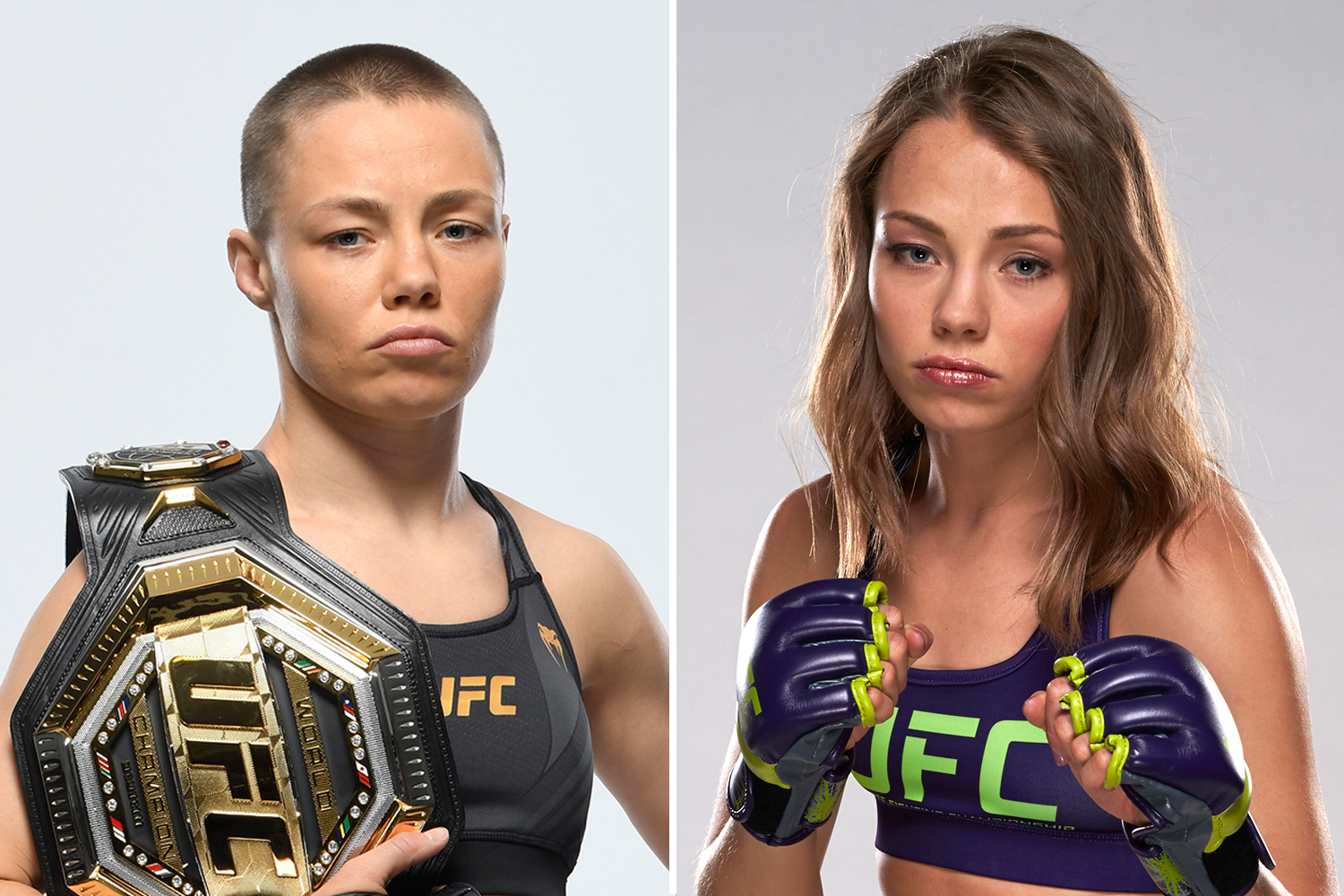 rose namajunas long hair