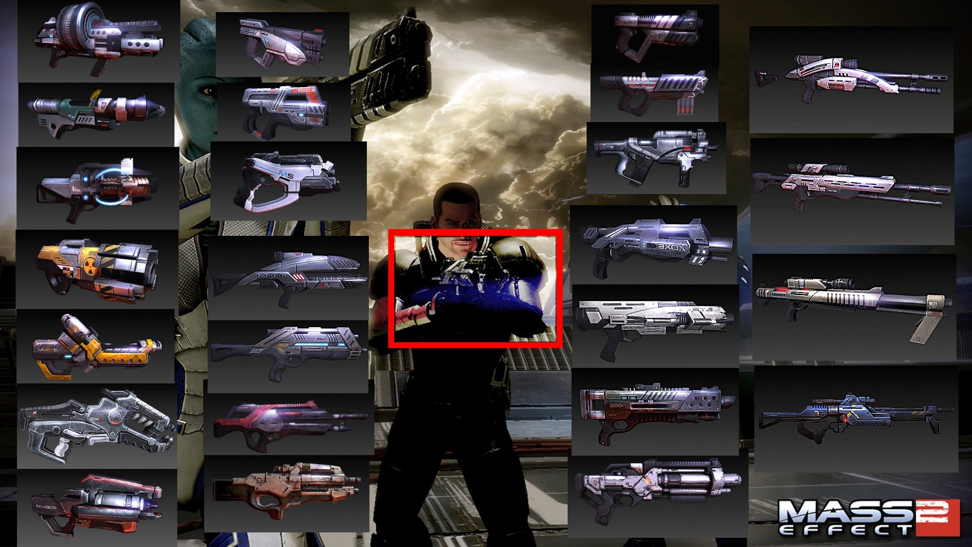 weapons mass effect 3