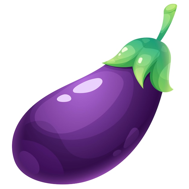 aubergine cartoon