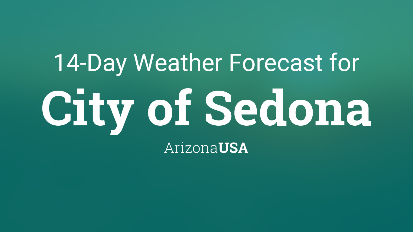 sedona 10 day weather forecast