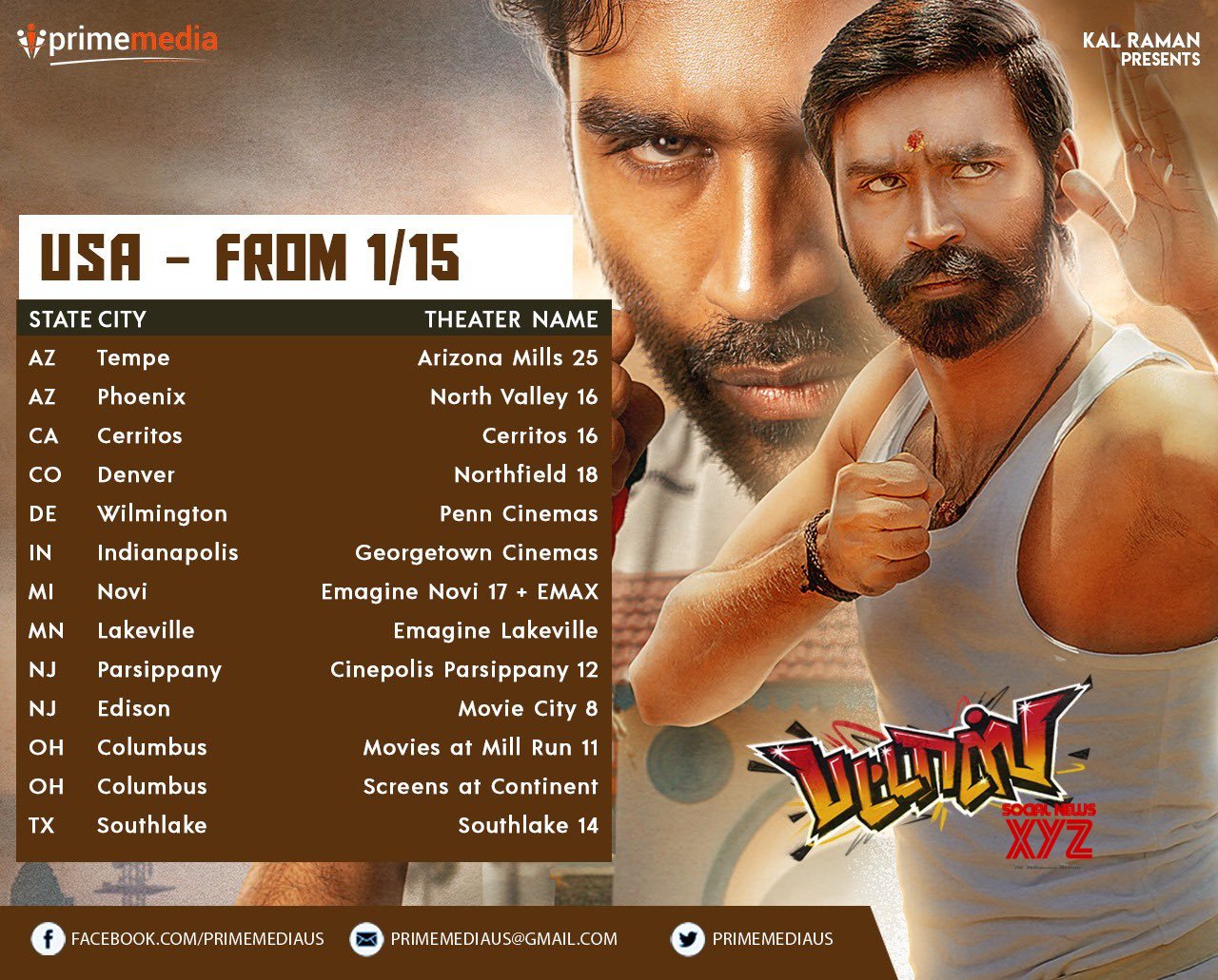 dhanush hollywood movie list