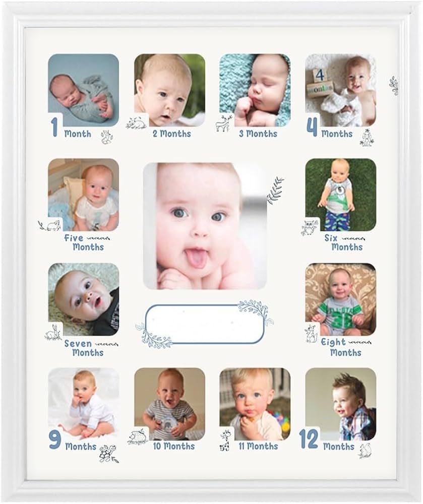 12 month photo frame