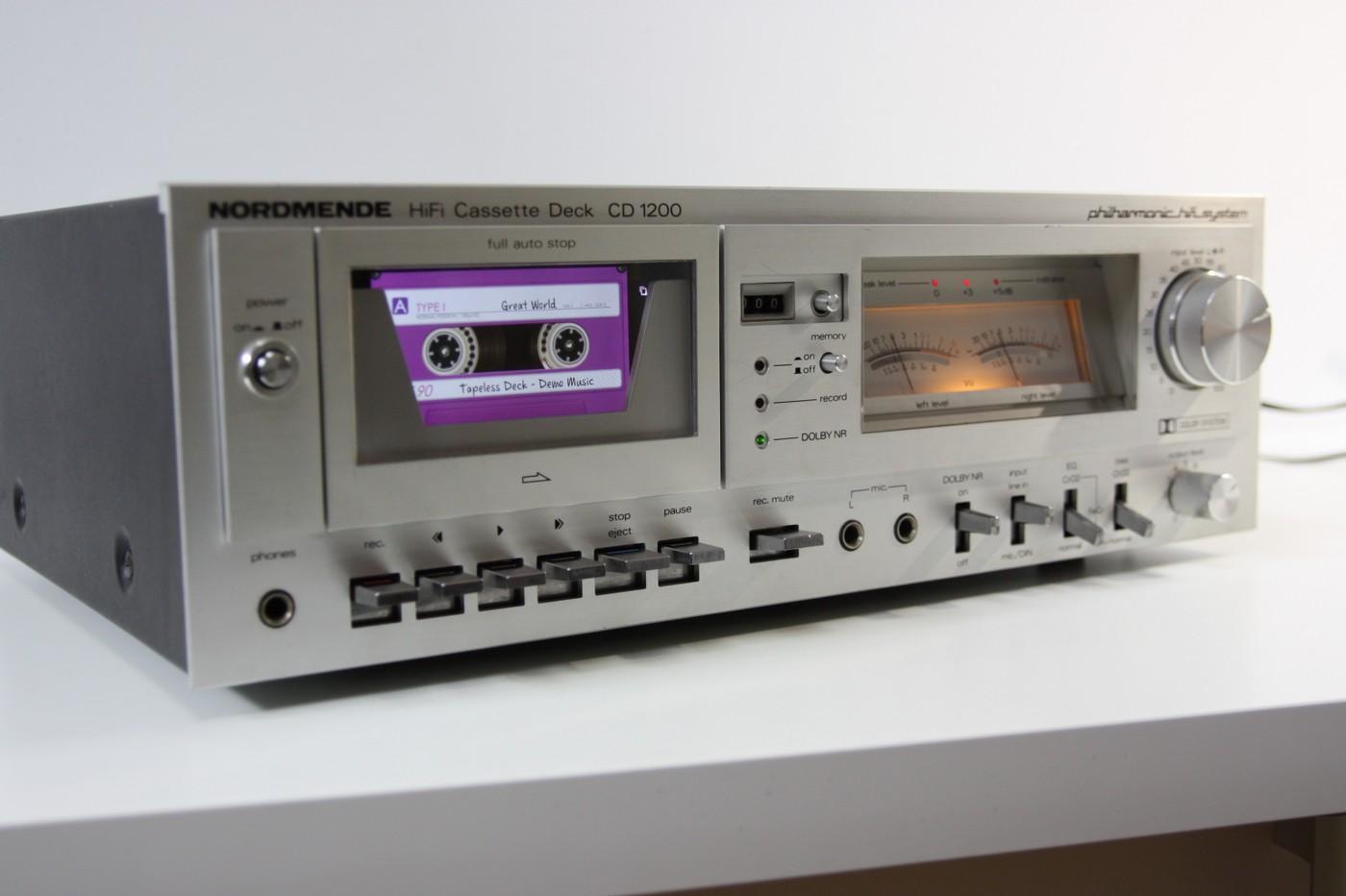 vintage cassette player