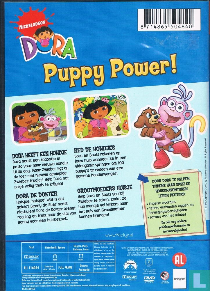 dora puppy power dvd