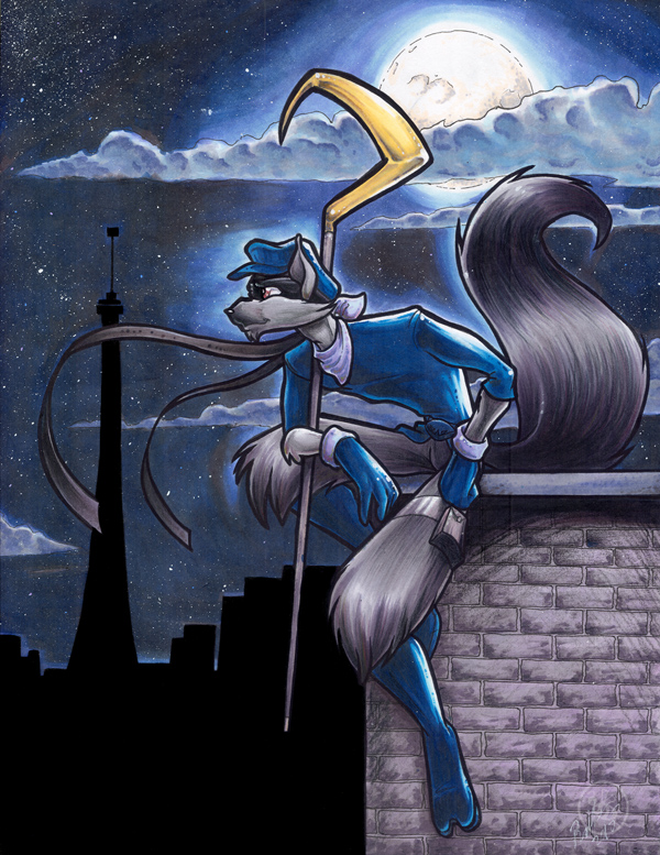 sly cooper artwork