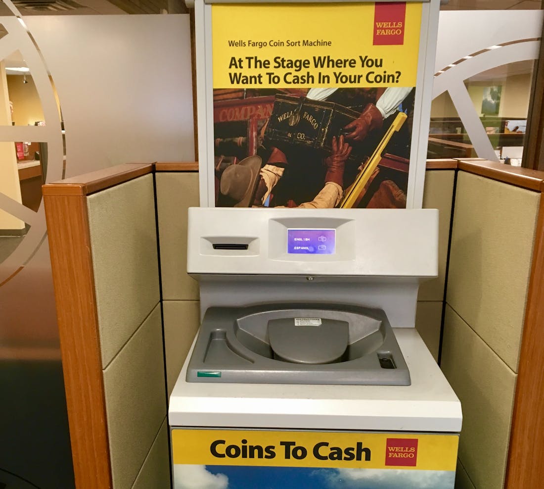 wells fargo coins to cash