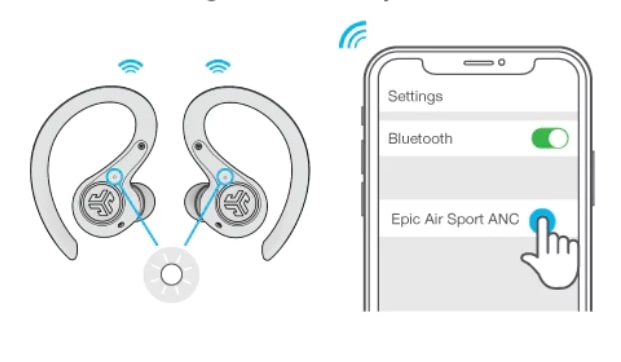 how to pair jlab earbuds