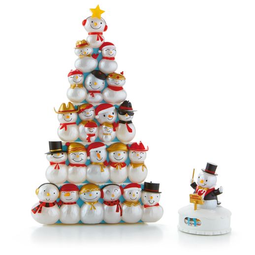 hallmark snowman christmas tree