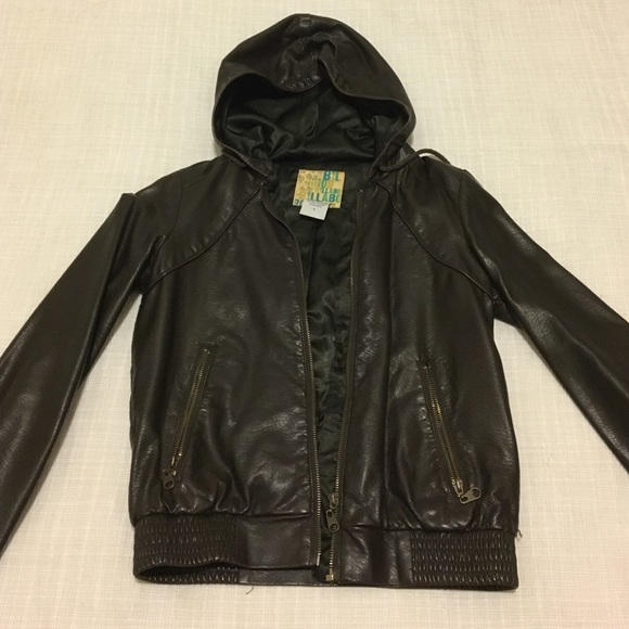 billabong leather jacket