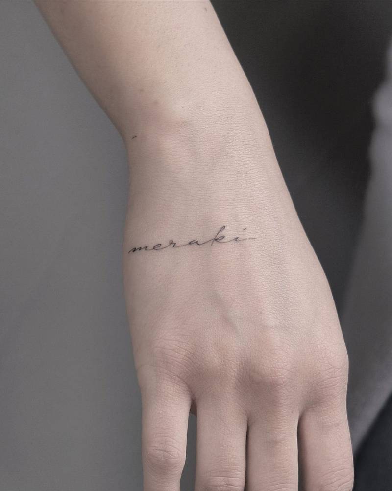 meraki tattoo