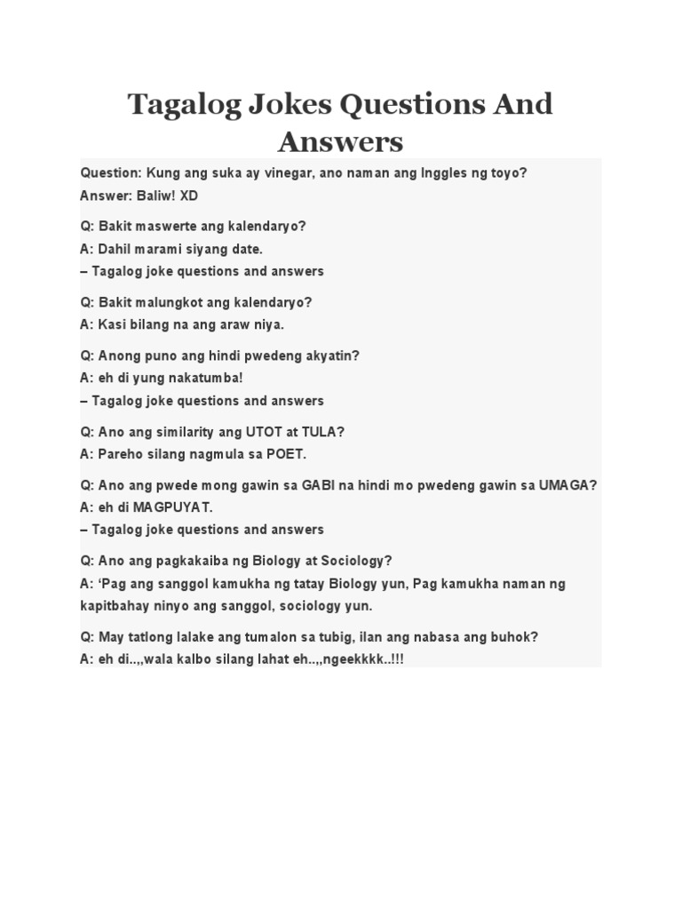 logic games with answer tagalog