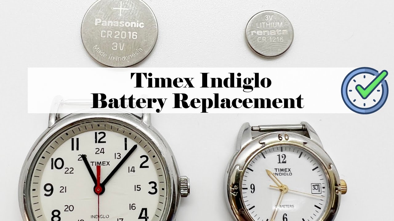 timex watch battery