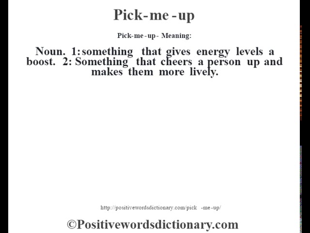 pick me up synonym