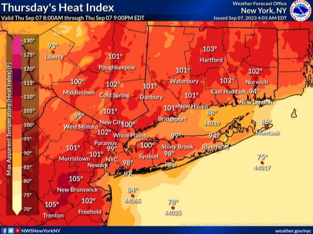 ossining weather tomorrow