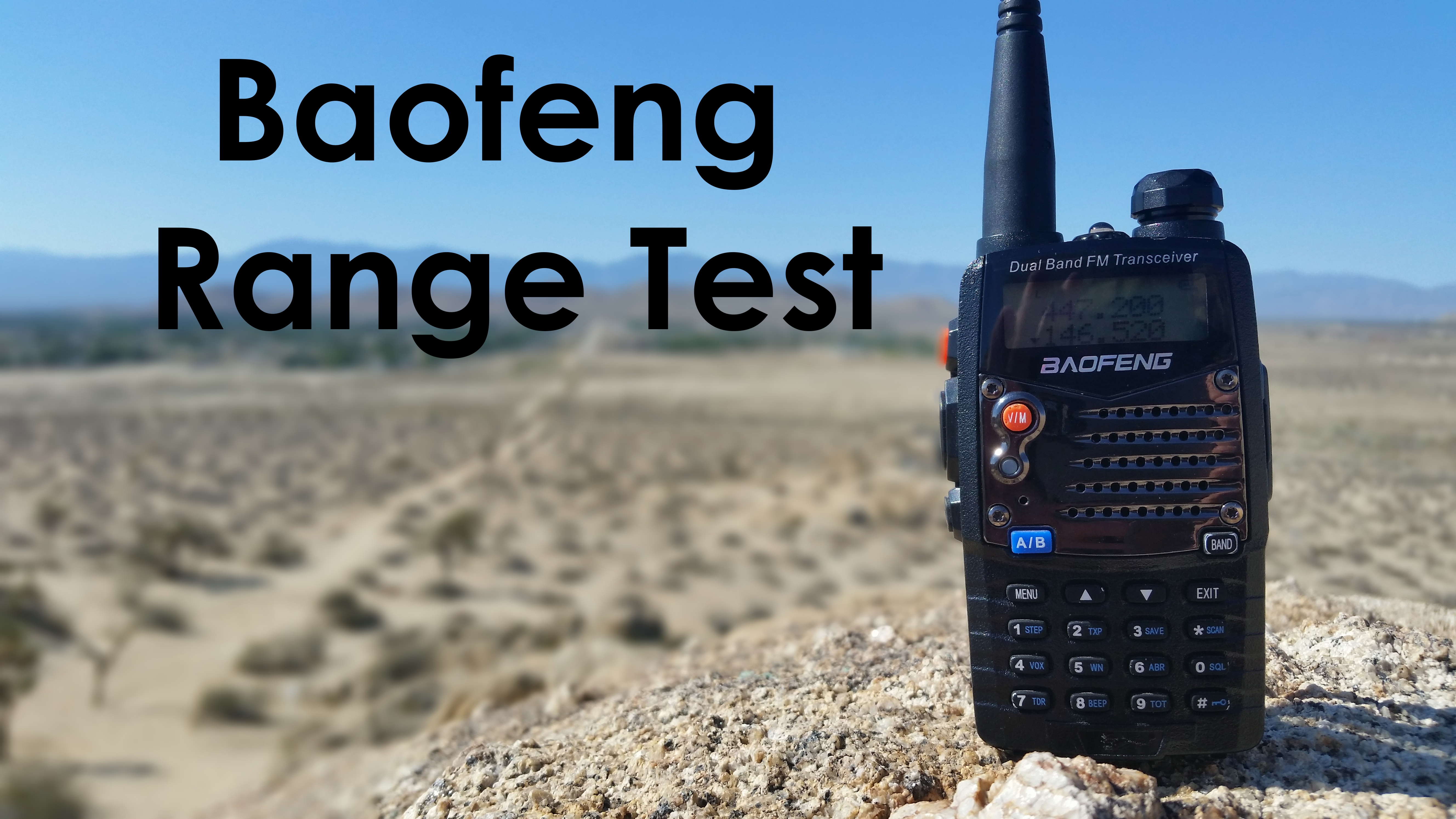 baofeng uv 5r distance