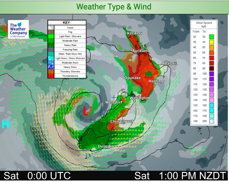 auckland 10 day forecast