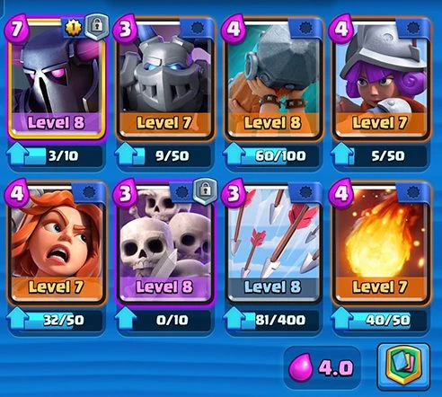 clash royale arena 4 best deck