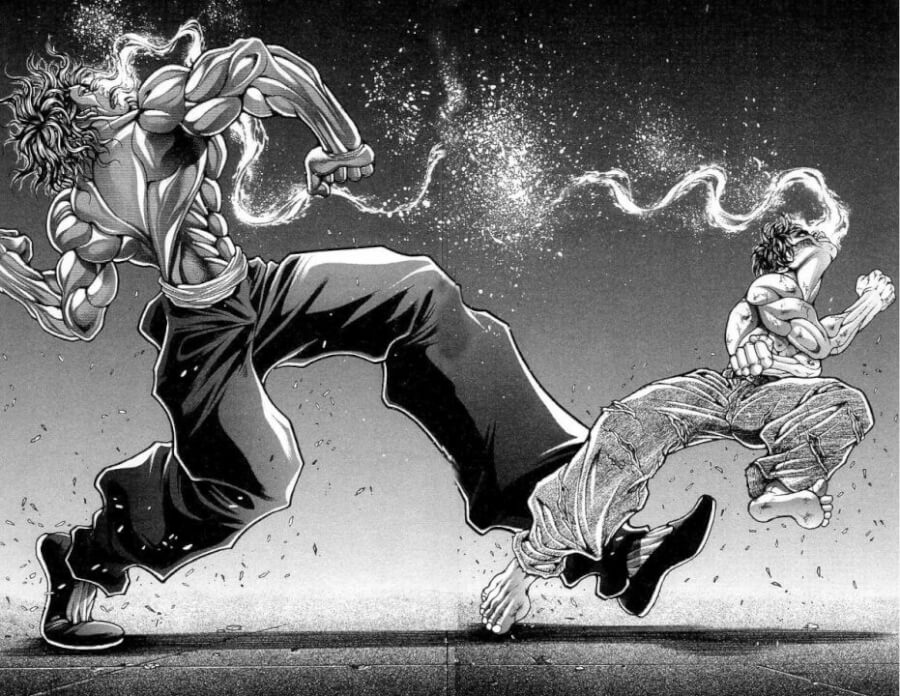 baki vs yujiro final fight