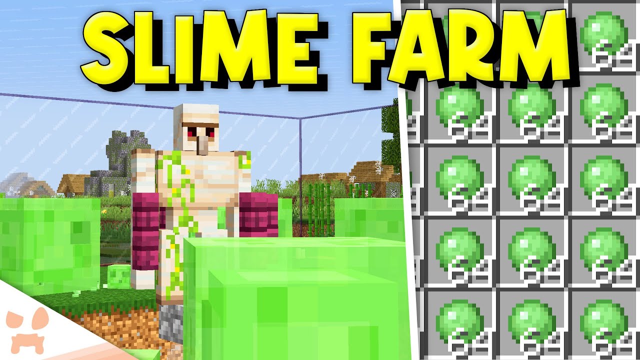 slime farm in minecraft