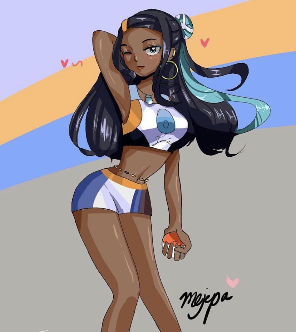 pokemon nessa fanart