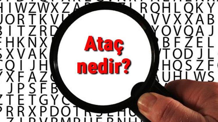 ataç nasıl yazılır tdk