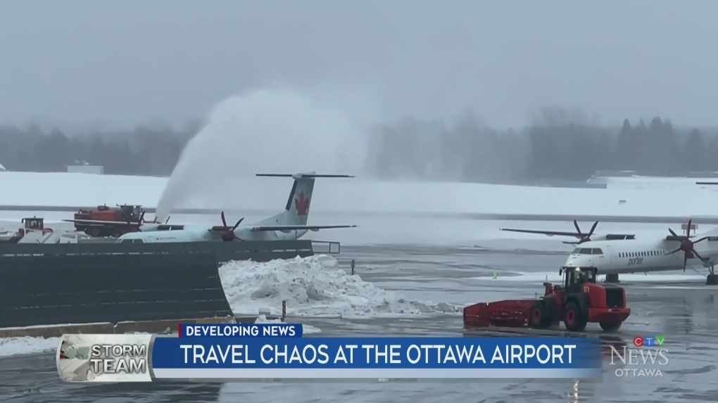 ottawa airport snow accumulation