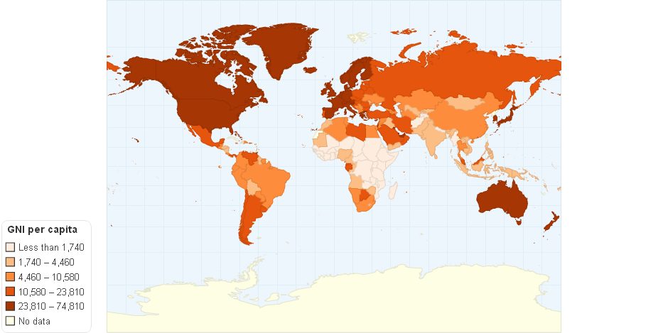 gni per capita ppp