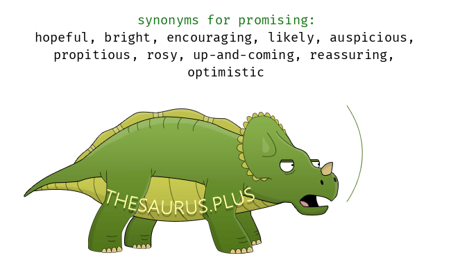 synonym for promising