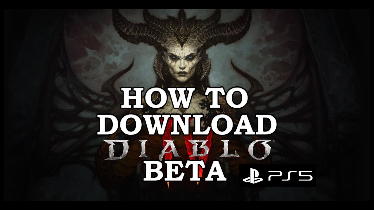 diablo 4 beta ps5 download