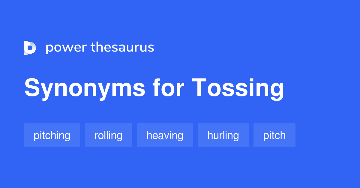 synonyms for toss