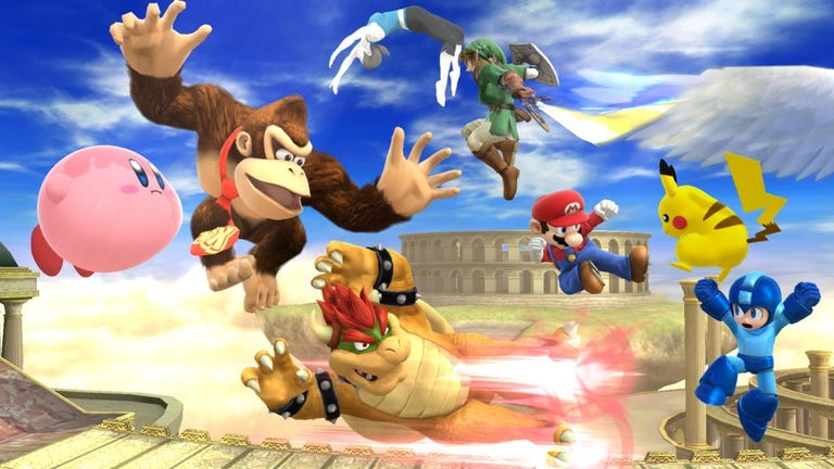 super smash bros wii game