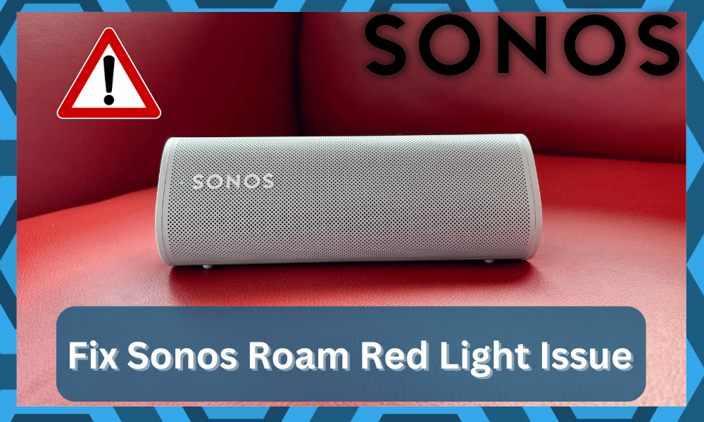 flashing red light sonos