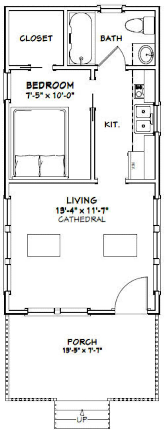 14x28 cabin floor plans