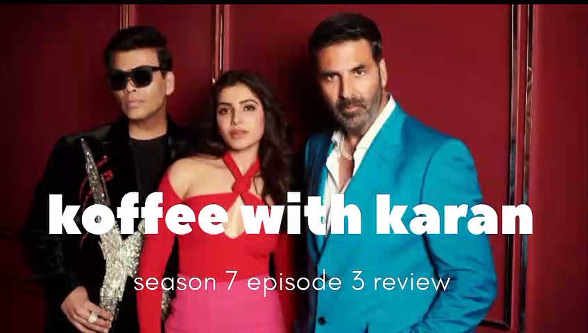 koffee with karan season 7 dailymotion