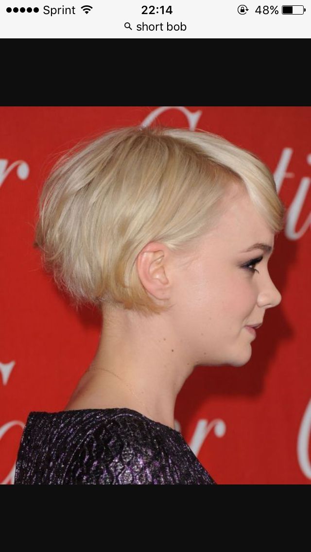 super short bob