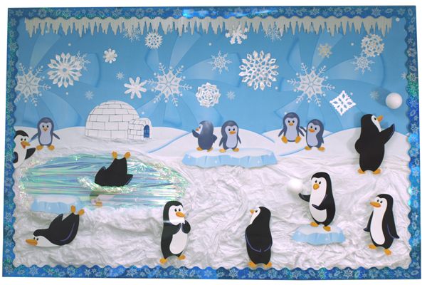 winter board decoration